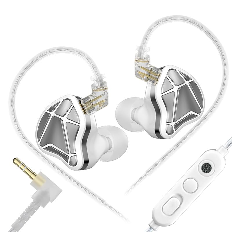 Amazon.co.jp: KZA COUSTICS KZ AXAS ゲーミングイヤホン 有線 マイク